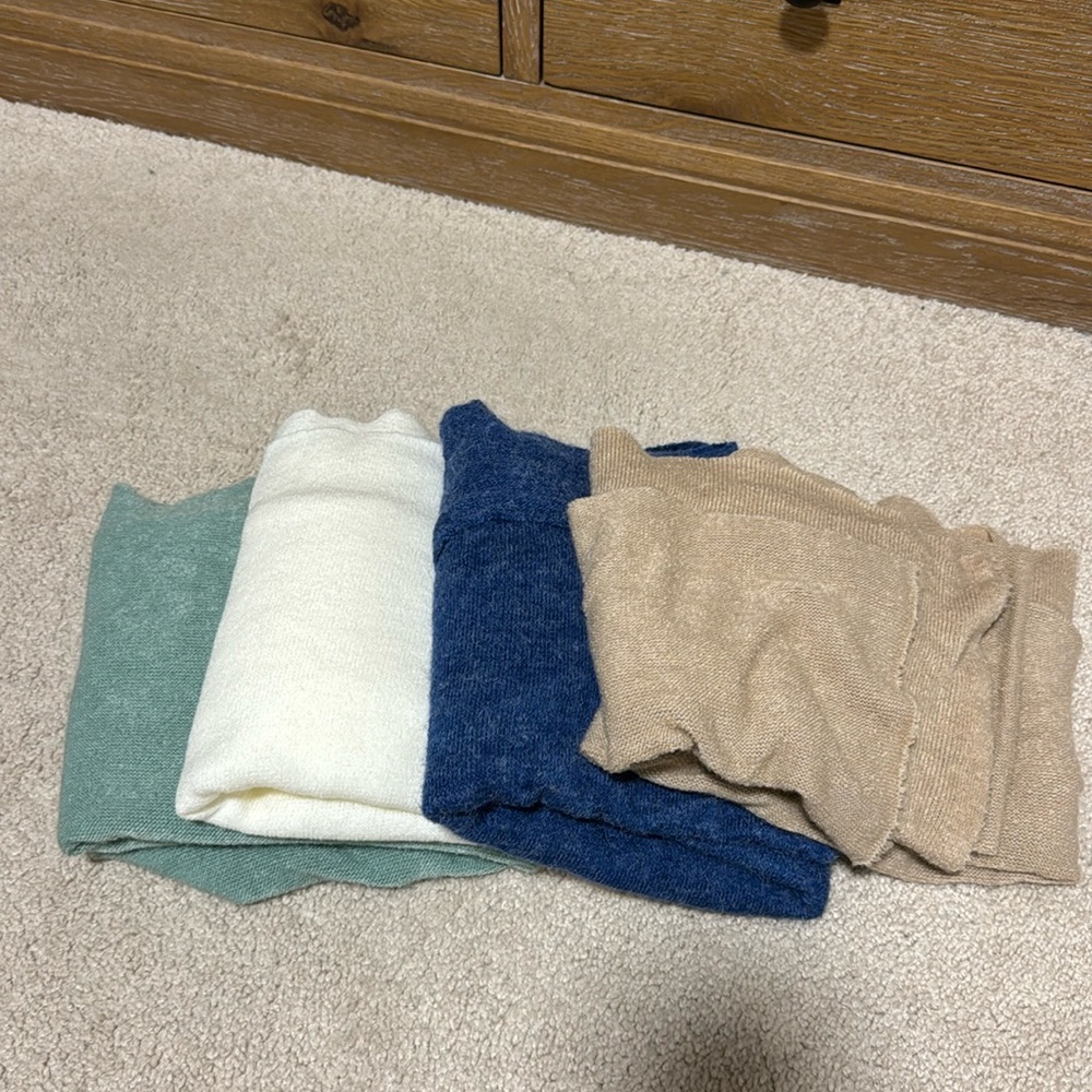 Bundle of Swaddles commonly used for newborn shoots